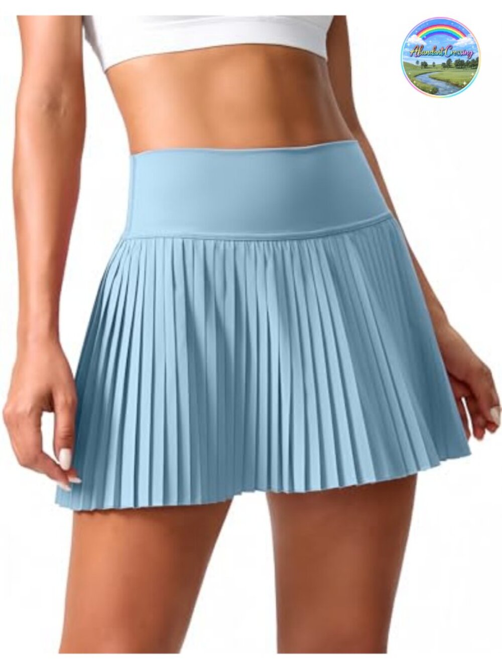 Pleated Tennis Skirt with Pockets Shorts High Waisted Athletic Skorts